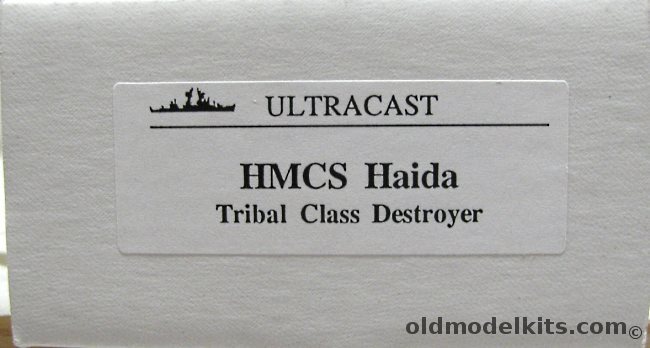 Ultracast 1/700 HMCS Haida Tribal Class Destroyer plastic model kit